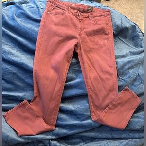 Women's Classic Maroon Stretch Jeans